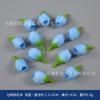 Flor Azul Flor Artificial Flor de Seda Pasador Flor Tocado Material Corona Pulsera Accesorio de Flor Hecho a Mano DIY Decoración de Cabeza con Flores
