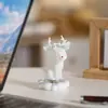 Adornos Lindos de Ciervo de Resina Decoraciones Curativas para Escritorio de Oficina Animales de Dibujos Animados Estación de Trabajo Regalo Exhibición