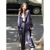 Traje Deportivo, Traje Deportivo Casual Perezoso, Sudadera Gruesa Holgada con Forro Polar para Otoño e Invierno, Conjunto de Dos Piezas