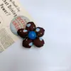 Tela de Puntos Coreana Flor de Cinco Pétalos Sombrero Infantil Accesorios para el Cabello Pasador Cuerda para el Cabello Accesorios Accesorios Accesorios para Bolsa de Regalo