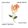 Broche de perla rosa con temperamento de alta gama con incrustaciones de diamantes de venta caliente transfronteriza, broche, hebilla de toalla de seda, venta directa de fábrica