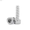 En Stock Acero Inoxidable 304 Cabeza de Copa Hexagonal Hb Tornillos M1.7~M6 Hexagonal Cilíndrica Cola Plana Autorroscantes