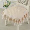 Almofadas para Mesa de Jantar e Cadeiras Estilo Europeu, Novas Almofadas de Assento de Inverno, Almofadas Ampliadas para Cadeiras de Jantar de Casa e Restaurante, Capas para Bancos
