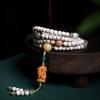 Hainan Xingyue Semente de Bodhi Pulseira Multi-círculos Wen Brincar Sândalo Zakilam Nova Pulseira Estilo Chinês Atacado Mulheres Show Branco