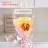 Adornos de Rebaja, Ramos de Flores Tejidas a Mano, Festival Qixi, Regalos para el Día del Maestro, Regalos de Cumpleaños para Niñas, Flores Artificiales, Flores Decorativas