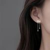 Pendientes de flores de nicho estilo coreano para mujer, moda exquisita, ligeros, de lujo, combinables, de alta gama, 2024, nueva moda