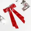 Grampo de Cabelo com Laço de Fita Cor Sólida Transfronteiriço para Mulheres Estilo Quente da Amazon Doce Rabo de Cavalo Grampo de Bico de Pato Acessórios de Cabelo Venda por Atacado