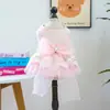 Vestidos para Mascotas en Stock Fabricantes de Ropa para Mascotas Venta al por Mayor Colección de Vestidos de Boda Delgados para Perros y Gatos de Primavera y Verano