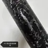 Película de cambio de color color carbono texturizada de fibra de carbono negra forjada PET para capós de automóviles, techos, interiores, espejos retrovisores y wraps de motocicletas