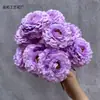Dragão de 9 Cabeças Carpa Flor Artificial Material para Flores de Casamento Arranjo de Flores Rosa Koi Peônia Decoração de Sala de Estar Interna Decoração de Casa
