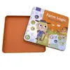 Pegatina Magnética Suave Caja de Hierro Portátil Juego de Mesa Infantil Rompecabezas Magnético Caja de Hierro Juguete Educativo Caja de Tarjetas del Juego Sudoku