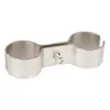 Braçadeira Dupla para Tubo, Braçadeiras Duplas para Tubo de Mesmo Diâmetro e Diâmetros Diferentes, Braçadeira de Duas Peças, Braçadeira de Fixação para Dois Tubos, Braçadeira em Oito para Tubo, Braçadeira Múltipla para Tubo