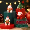 Adornos Navideños Creativos Árbol de Navidad Papá Noel Creativos para el Hogar Dibujos Animados Mini Adornos de Escritorio Adornos para el Coche