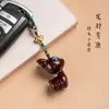 Chaveiro Pingente de Veado de Sândalo Pingente Fofo Pingente de Celular Presente para Casal Masculino e Feminino