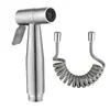 Conjunto de Pistola de Spray Companheira para Vaso Sanitário de Aço Inoxidável Bidet Portátil Bico Intensificador Descarga de Vaso Sanitário Pistola de Spray Pequena Universal