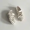 Zapatos Mary Jane de tiras con lunares para mujer, moda nicho primavera/verano 2026, con aumento de altura interno, hebilla de una tira, zapatos de corte bajo de una sola pieza