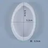 Molde de Silicona para Colgante de Resina de Cristal DIY Amapola Colgante de Limón Adorno Colgante de Espejo