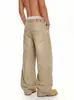 Pantalones Cargo Estilo Retro Americano Transfronterizos Tendencia Unisex Versátil Cintura Alta Adelgazantes Ocultan Imperfecciones Pierna Recta Casuales Jeans