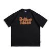 Camiseta de verano de manga corta de algodón puro de marca de moda pesada de algodón puro Camiseta de manga corta de algodón puro de estilo japonés para hombre Camiseta de manga corta con cuello redondo estampada informal para hombre