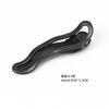 Pinza Lateral Pinza Pico de Pato Pasador Negro Línea Ondulada Pasador Par Pinza Geométrica Rectangular Pinza de Agua Pinza para Flequillo Nuevo