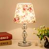 Lámpara de mesa de cristal moderna y sencilla, lámpara decorativa para dormitorio, lámpara de noche con atenuación cálida y romántica, toque creativo nórdico