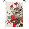 Bandera de Jardín de San Valentín de Amazon Nueva Bandera de Jardín de Amor Bandera de Jardín de Temporada Bandera de Temporada Outlet de Fábrica
