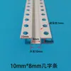 Tira em U de PVC canaleta de acabamento linha de canto yin-yang canaleta para artesanato de teto linha de gotejamento tira divisória tira de borda