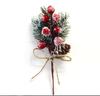 Rama de Aguja de Pino Simulada Material PVC Suministro Directo del Fabricante DIY Hecho a Mano Jardín de Infancia Producción Festiva Materias Primas Accesorios para Árbol de Navidad
