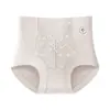 Panty de Algodón Puro Jacquard de Encaje de Cintura Alta Sin Costuras que Moldea la Cadera 10A Antibacteriano con Refuerzo Extendido de Algodón Levanta Glúteos