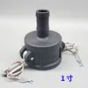 Tapa para bidón IBC de tonelada Shuole con válvula de entrada de aire, tapón de llenado, tubo de 1,0 pulgadas 2 pulgadas y tapa de grifo de válvula de drenaje/ventilación