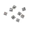 Arte de uñas circonita mini diamante corte rosa base chapada Super Flash cuadrado plano gota de agua ojo de caballo forma de corazón diamante accesorios para uñas