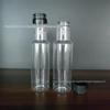 Garrafa plástica transparente redonda de 180ml garrafa de óleo e vinagre de 180ml garrafa de óleo de camélia garrafa de azeite garrafa PET