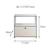 Aço Inoxidável Medieval Modular Combinado Display Doméstico Aparador Simples ins Gabinete de TV Armazenamento Moderno Gabinete de Entrada