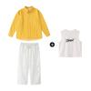 Ropa de Moda Infantil Hip Hop Ropa de Estilo Hip Hop Camisa Holgada Traje de Pantalón Grulla Niños Niños Ropa de Actuación Hiphop Niñas