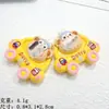 Muñeca de Coche de Tarjeta Pequeña de Dibujos Animados Accesorios de Resina DIY Hecho a Mano Pasador Caja de Almacenamiento Diadema Funda para Teléfono Móvil Material de Pegatina
