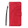 Para Sony Xperia 10 Capa de Couro Google 9Pro Fosca Linha Curva Carteira com Cartão A55 Red Rice 14C