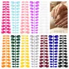 Caja de Set de Puntas para Uñas Manicura Sólida Color Mate con Brillo Estilo Francés de 288 Piezas, el Más Vendido de Amazon