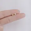 Pendientes de Plata de Ley 925 Estilo Nuevo Primavera Verano Pequeños Celebridad de Internet Douyin Más Vendidos Pendiente Simple Moderno Estudiante Mujer Noche