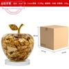 Manualidades de Manzana Navideña 24K Oficina en Casa Dinero de la Suerte Shuang Dan Regalos de Negocios Adornos de Manzana de Pan de Oro
