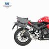 Coche muscle Wolf adecuado para Honda CBR400R bolsa lateral bolsa lateral se puede instalar casco medio casco casco integral con cerradura liberación rápida modificación