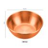 Fornecimento direto transfronteiriço de aço inoxidável redondo Dip Dish Spot Household Titanium Plated Seasoning Dish Dip Dish Prato de picles de estilo coreano