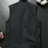 2026 Novo Colete Masculino de Primavera e Outono com Gola Alta Simples Fashionável Tendência Versátil Slim Fit Casual Confortável Simples