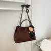 Bolso Bandolera de Gran Capacidad Bolso Cubo Escarchado para Mujer 2025 Nuevo Cadena Pequeña Fragancia Transfronterizo Elegante Bolso de Hombro Individual Cruzado