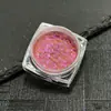 Venda Quente Transfronteiriça Pó Opalino Camaleão Óptico Ultra Fino Aurora Fantasia Nuvem Neon Pó Brocado Manicure Sombra para Olhos Lábio