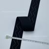 Adesivo Antiderrapante de um Lado Pinho 1~4cm Preto e Branco Colorido Processamento de Camurça Escovada de Dupla Face Duas Faixas de Padrão Ondulado Fino