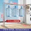 Tubo de acero de pie para exteriores, engrosado, para el hogar, balcón, dormitorio, perchero, estilo simple de una barra, tendedero