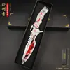 Delta Game Mercadoria Faca do Carrasco Arma de Metal 28cm Modelo Ornamento Colecionável Adereço Não Afiado