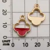 Accesorios para Joyería DIY, Colgantes Pequeños de Aleación Esmaltada, Colgantes de Flor Esmaltada, Colgantes para Marcapáginas, Colgantes para Collares y Pulseras