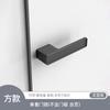 Cerradura ecológica para puerta de dormitorio, cerradura ecológica minimalista para puerta de interior, cerradura de puerta de madera, cerradura de succión magnética gris, manija de puerta silenciosa