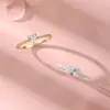 Anel de Prata de Lei S925 Coração Simples Zircônia Feminino Versátil Temperamento Estilo Cool Personalidade Joia de Mão Levemente Luxuosa Nova Dropshipping